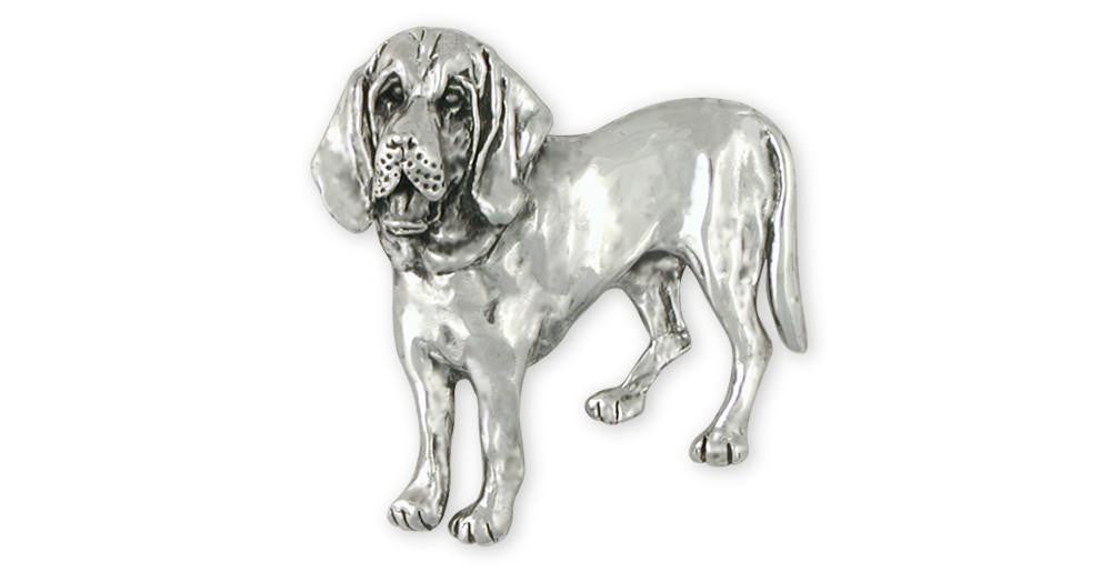 Bloodhound Charms Bloodhound Brooch Pin Sterling Silver Dog Jewelry Bloodhound jewelry
