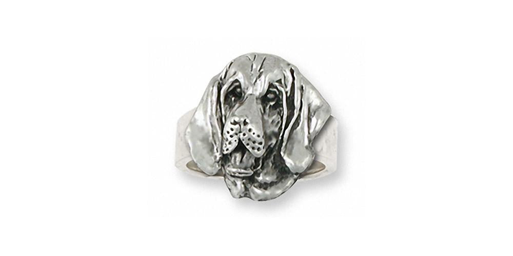 Bloodhound Charms Bloodhound Ring Sterling Silver Dog Jewelry Bloodhound jewelry