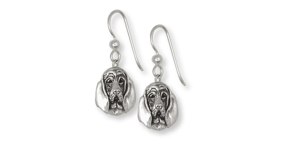 Bloodhound Charms Bloodhound Earrings Sterling Silver Dog Jewelry Bloodhound jewelry