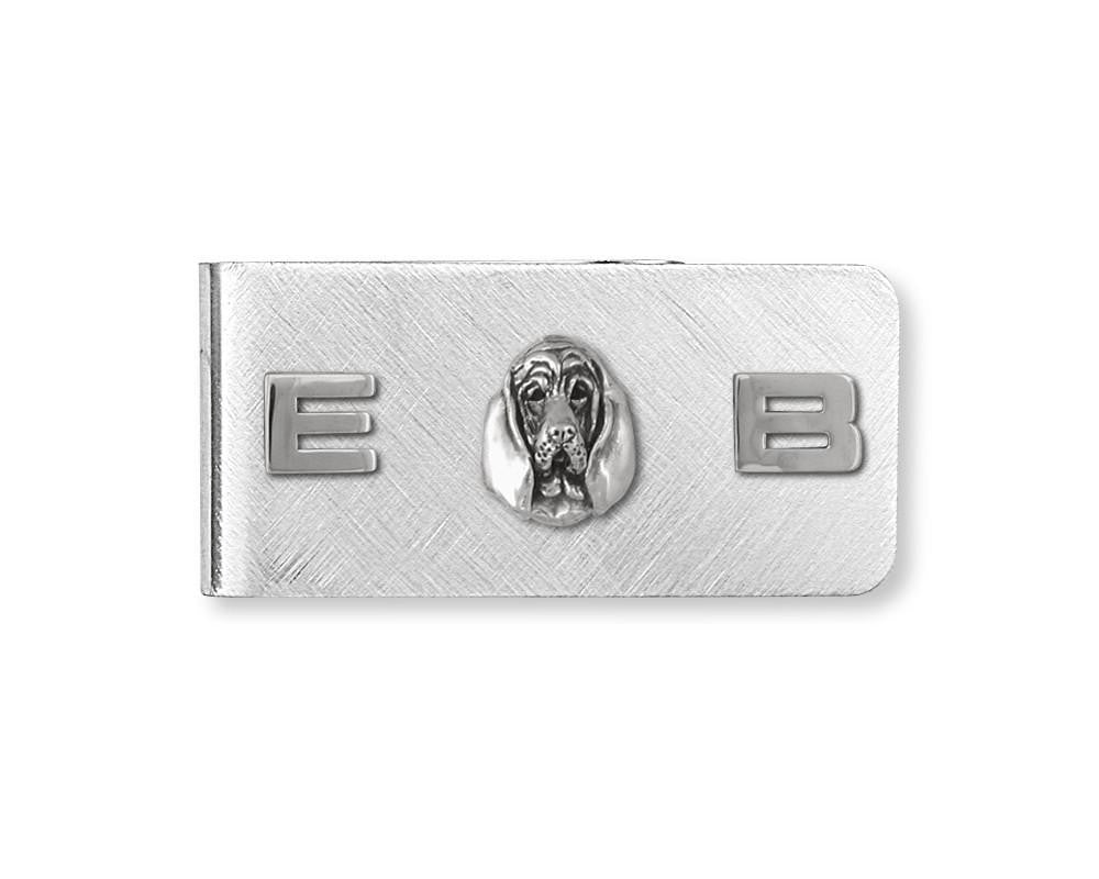 Bloodhound Charms Bloodhound Money Clip Sterling Silver Dog Jewelry Bloodhound jewelry