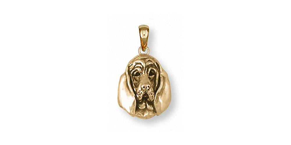 Bloodhound Charms Bloodhound Pendant 14k Gold Dog Jewelry Bloodhound jewelry