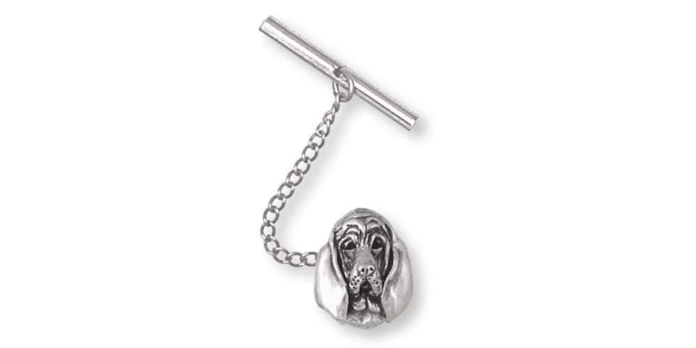 Bloodhound Charms Bloodhound Tie Tack Sterling Silver Dog Jewelry Bloodhound jewelry