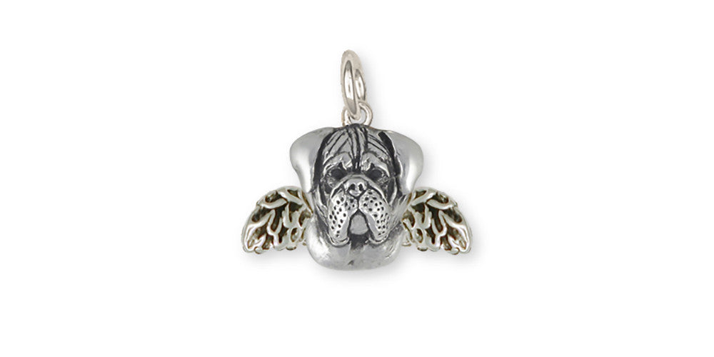 Bullmastiff Charms Bullmastiff Charm Sterling Silver Dog Jewelry Bullmastiff jewelry
