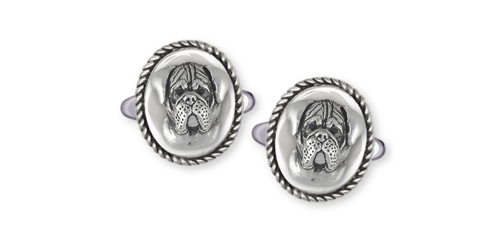 Bullmastiff Charms Bullmastiff Cufflinks Sterling Silver Dog Jewelry Bullmastiff jewelry