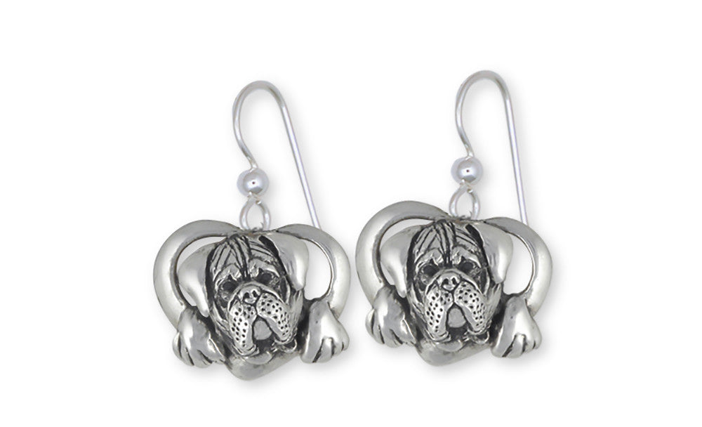 Bullmastiff Charms Bullmastiff Earrings Sterling Silver Dog Jewelry Bullmastiff jewelry