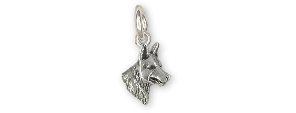 Belgian Malinois Charms Belgian Malinois Charm Sterling Silver Belgian Malinois Jewelry Belgian Malinois jewelry