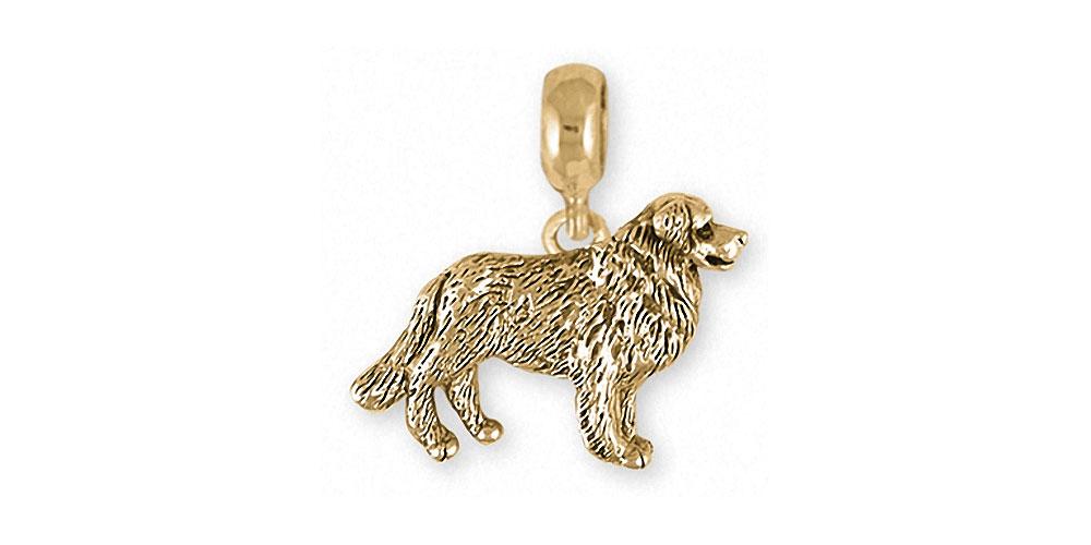 Bernese Mountain Dog Charms Bernese Mountain Dog Charm Slide 14k Gold Dog Jewelry Bernese Mountain Dog jewelry