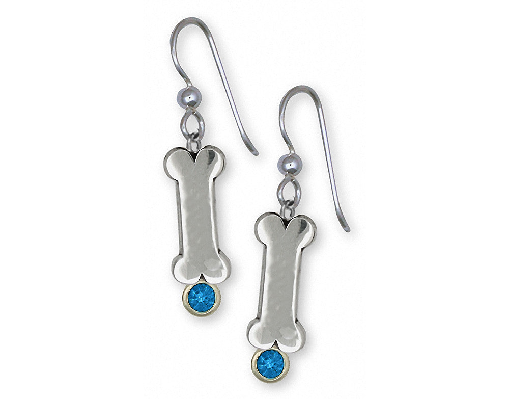 Dog Bone Charms Dog Bone Earrings Sterling Silver Dog Jewelry Dog Bone jewelry