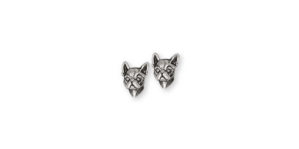 Boston Terrier Charms Boston Terrier Earrings Sterling Silver Dog Jewelry Boston Terrier jewelry