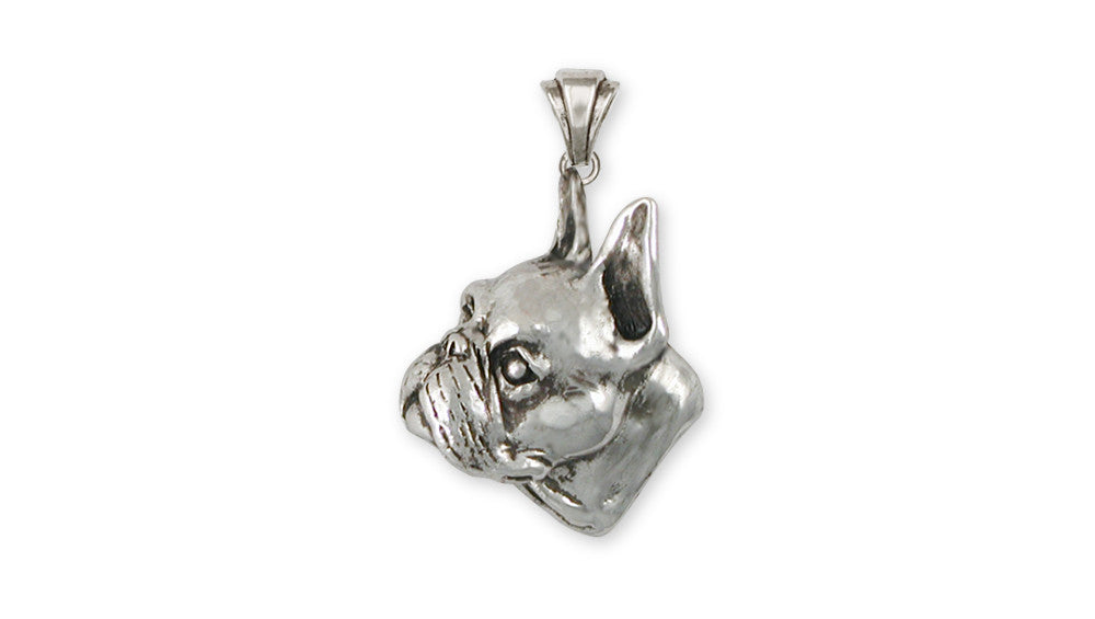 Boston Terrier Charms Boston Terrier Pendant Sterling Silver Dog Jewelry Boston Terrier jewelry