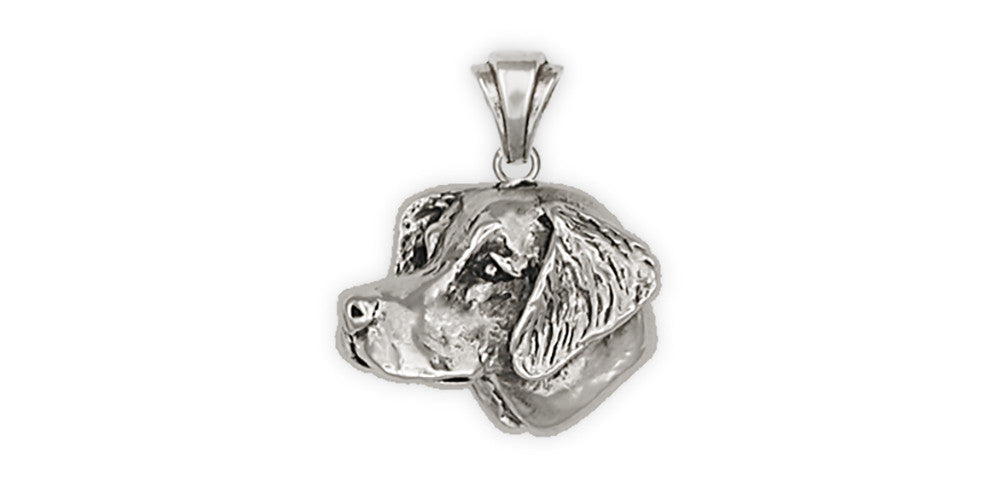 Brittany Dog Charms Brittany Dog Pendant Handmade Sterling Silver Dog Jewelry Brittany dog jewelry
