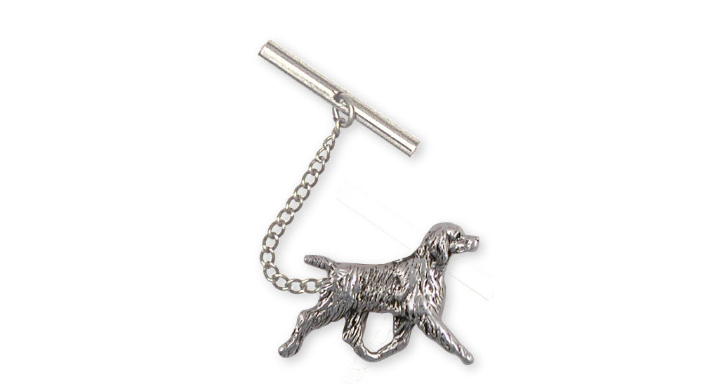 Brittany Dog Charms Brittany Dog Tie Tack Handmade Sterling Silver Dog Jewelry Brittany dog jewelry