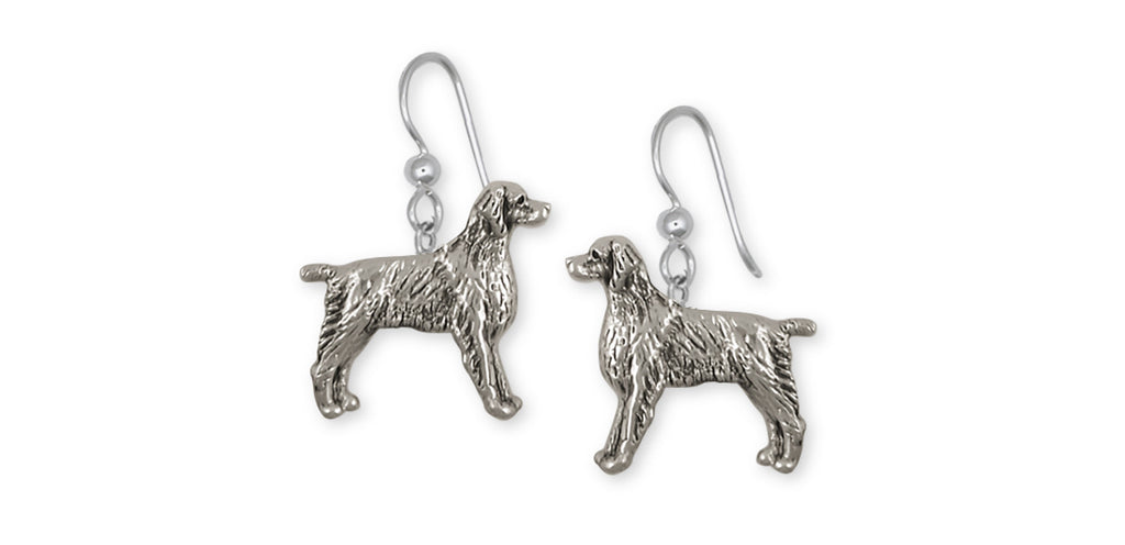 Brittany Dog Charms Brittany Dog Earrings Handmade Sterling Silver Dog Jewelry Brittany dog jewelry