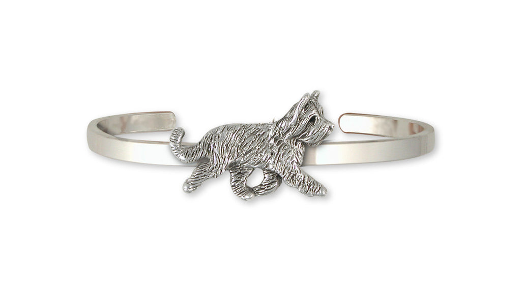 Briard Charms Briard Bracelet Sterling Silver Dog Jewelry Briard jewelry