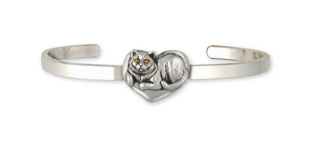 British Shorthair Charms British Shorthair Bracelet Sterling Silver Cat Jewelry British Shorthair jewelry