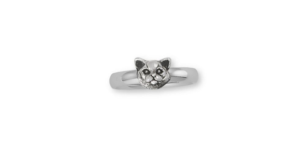 British Shorthair Charms British Shorthair Ring Sterling Silver Cat Jewelry British Shorthair jewelry