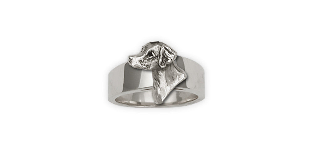 Brittany Dog Charms Brittany Dog Ring Handmade Sterling Silver Dog Jewelry Brittany dog jewelry