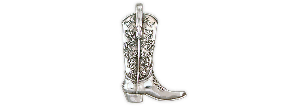 Boot Charms Boot Pendant Sterling Silver Western Boot Jewelry Boot jewelry