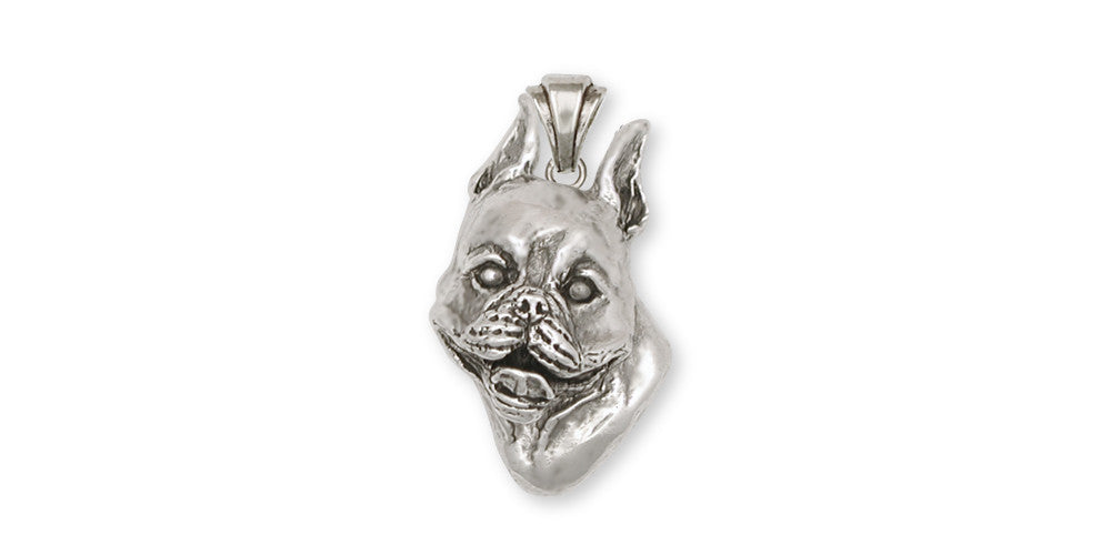 Boston Terrier Charms Boston Terrier Pendant Sterling Silver Dog Jewelry Boston Terrier jewelry