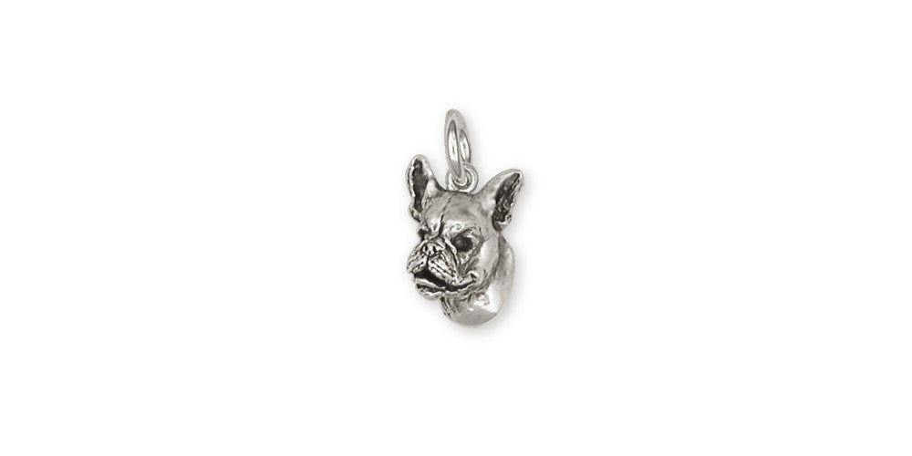 Boston Terrier Charms Boston Terrier Charm Sterling Silver Dog Jewelry Boston Terrier jewelry