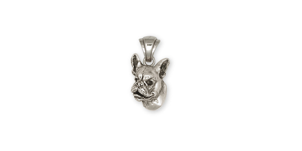 Boston Terrier Charms Boston Terrier Pendant Sterling Silver Dog Jewelry Boston Terrier jewelry