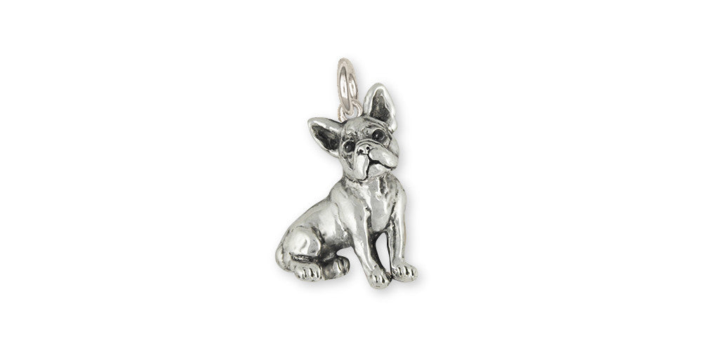 Boston Terrier Charms Boston Terrier Charm Sterling Silver Dog Jewelry Boston Terrier jewelry