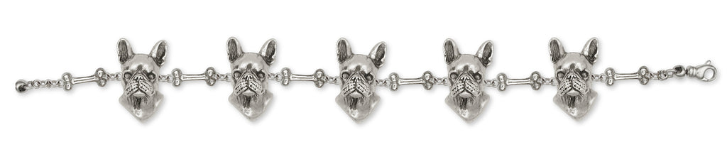 Boston Terrier Charms Boston Terrier Bracelet Sterling Silver Dog Jewelry Boston Terrier jewelry