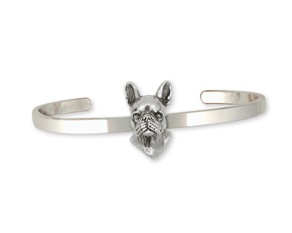 Boston Terrier Charms Boston Terrier Bracelet Sterling Silver Dog Jewelry Boston Terrier jewelry