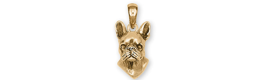 Boston Terrier Charms Boston Terrier Pendant 14k Yellow Gold Boston Terrier Jewelry Boston Terrier jewelry