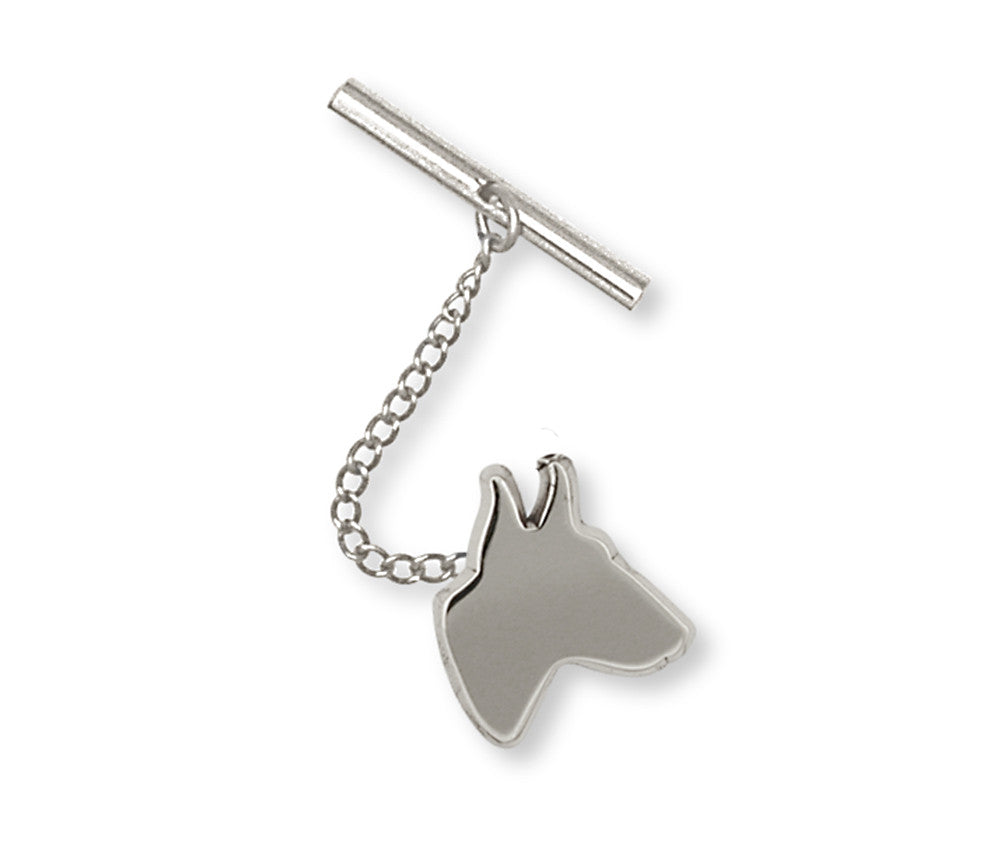 Bull Terrier Charms Bull Terrier Tie Tack Handmade Sterling Silver Dog Jewelry Bull Terrier jewelry
