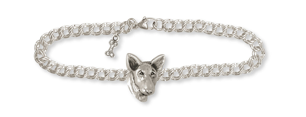 Bull Terrier Charms Bull Terrier Bracelet Handmade Sterling Silver Dog Jewelry Bull Terrier jewelry