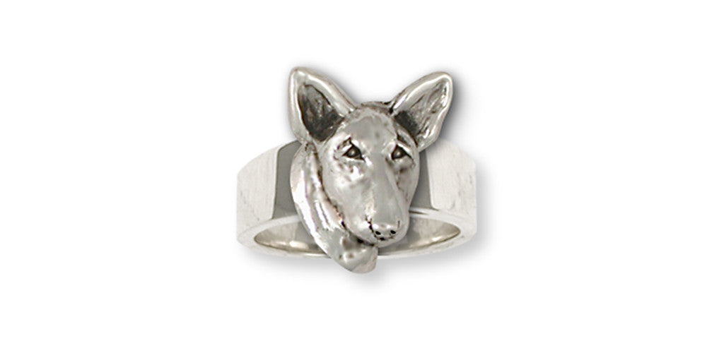 Bull Terrier Charms Bull Terrier Ring Handmade Sterling Silver Dog Jewelry Bull Terrier jewelry
