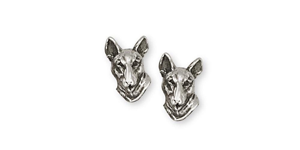 Bull Terrier Charms Bull Terrier Earrings Handmade Sterling Silver Dog Jewelry Bull Terrier jewelry