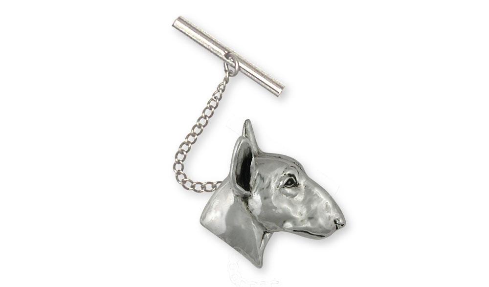 Bull Terrier Charms Bull Terrier Tie Tack Sterling Silver Bull Terrier Jewelry Bull Terrier jewelry