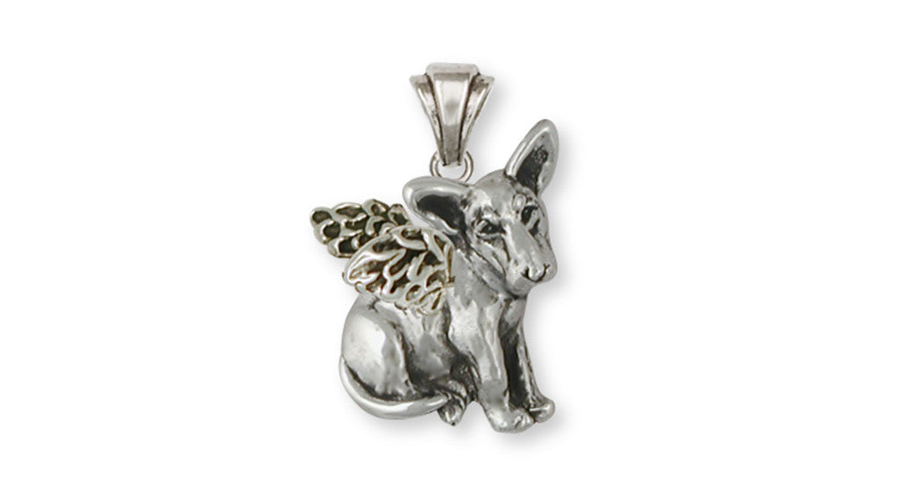 Bull Terrier Angel Charms Bull Terrier Angel Pendant Handmade Sterling Silver Dog Jewelry Bull Terrier angel jewelry