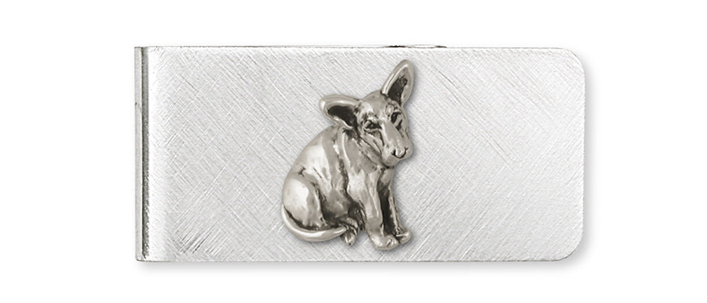 Bull Terrier Charms Bull Terrier Money Clip Handmade Sterling Silver Dog Jewelry Bull Terrier jewelry