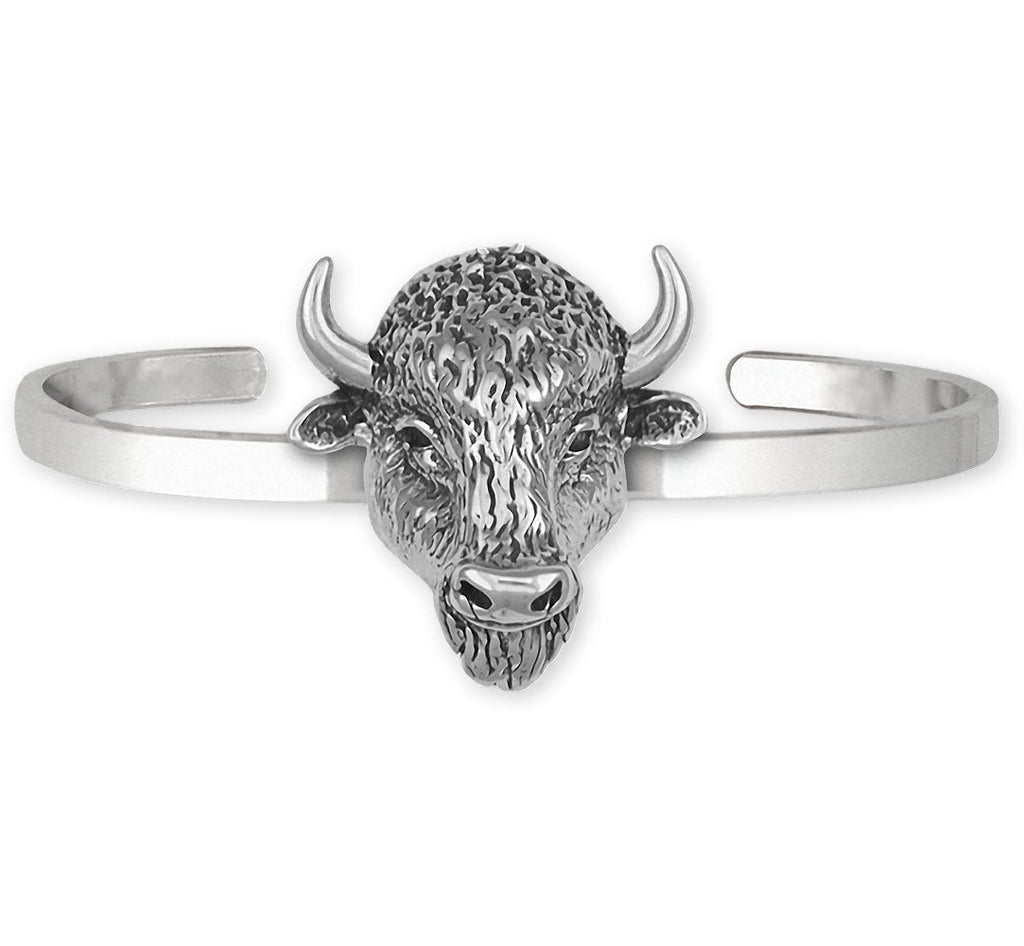 Buffalo Charms Buffalo Bracelet Sterling Silver Bison Jewelry Buffalo jewelry