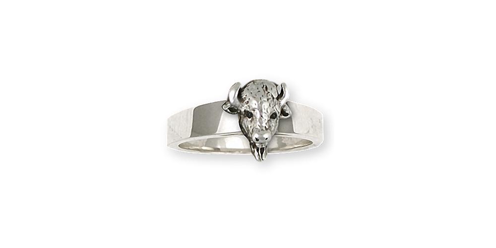 Buffalo Charms Buffalo Ring Sterling Silver Bison Jewelry Buffalo jewelry