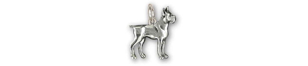 Boxer Charms Boxer Charm Sterling Silver Boxer Dog Jewelry Boxer jewelry