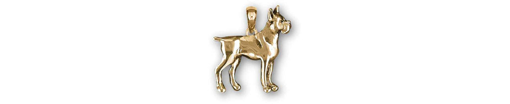 Boxer Charms Boxer Pendant 14k Gold Boxer Dog Jewelry Boxer jewelry