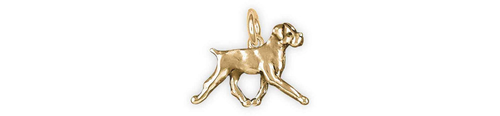 Boxer Charms Boxer Charm 14k Gold Boxer Dog Jewelry Boxer jewelry
