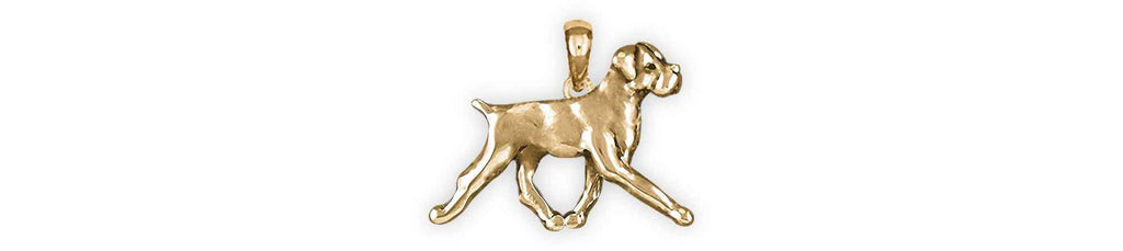 Boxer Charms Boxer Pendant 14k Gold Boxer Dog Jewelry Boxer jewelry