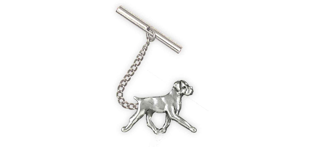 Boxer Charms Boxer Tie Tack Sterling Silver Boxer Dog Jewelry Boxer jewelry