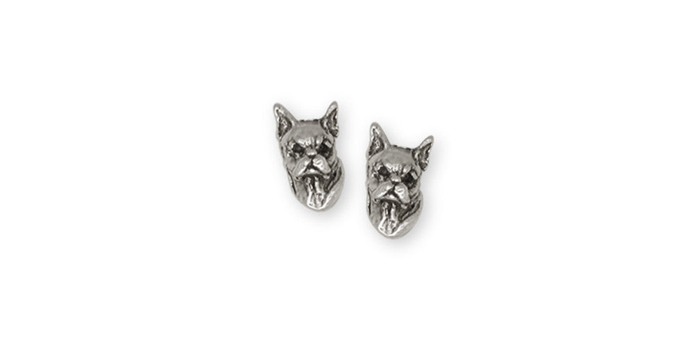 Boxer Charms Boxer Earrings Sterling Silver Dog Jewelry Boxer jewelry