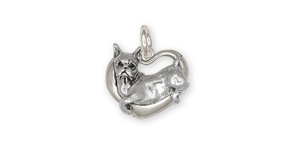 Boxer Charms Boxer Charm Sterling Silver Dog Jewelry Boxer jewelry