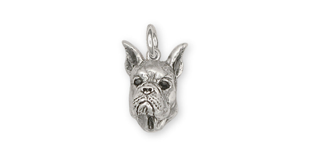 Boxer Charms Boxer Charm Sterling Silver Dog Jewelry Boxer jewelry