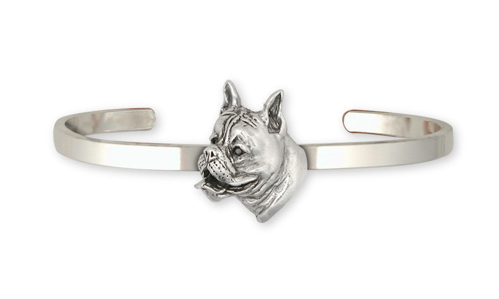 Boxer Charms Boxer Bracelet Sterling Silver Dog Jewelry Boxer jewelry