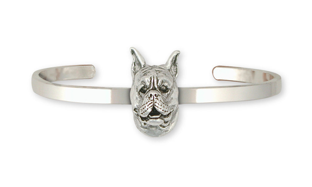 Boxer Dog Bracelet Sterling Silver Esquivel and Fees Handmade