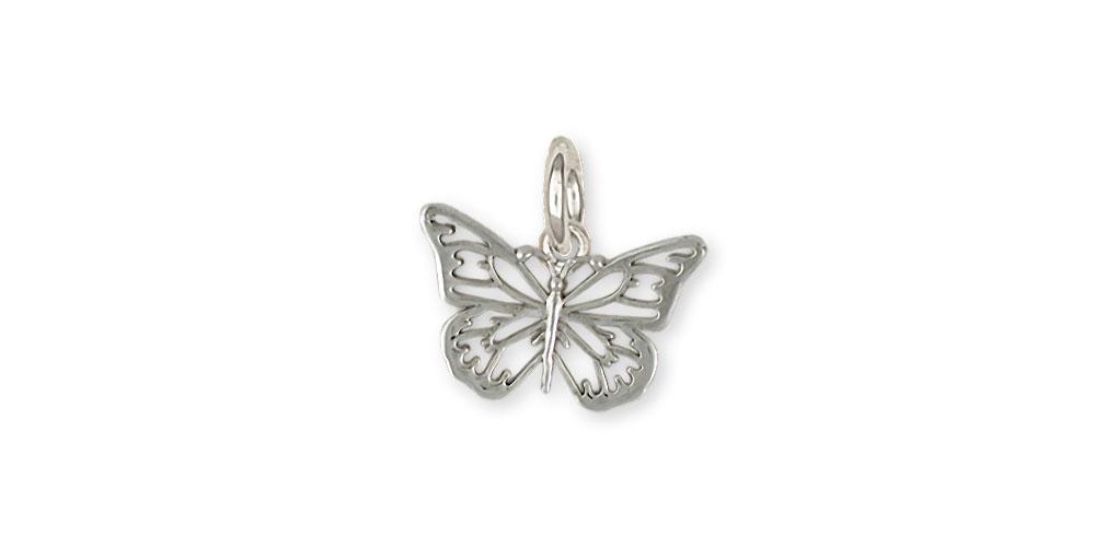 Butterfly Charms Butterfly Charm Sterling Silver Butterfly Jewelry Butterfly jewelry