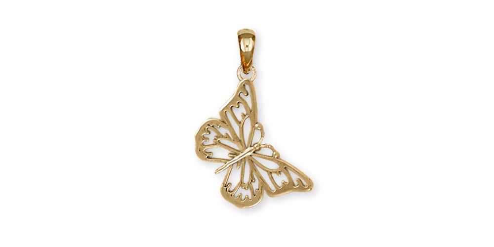 Butterfly Charms Butterfly Pendant 14k Gold Butterfly Jewelry Butterfly jewelry